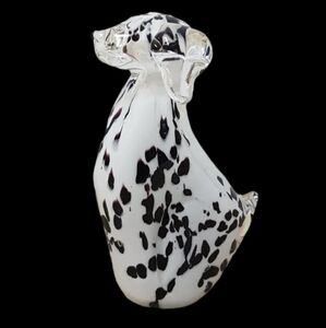 Murano Fifth Avenue Art Glass Dalmatian